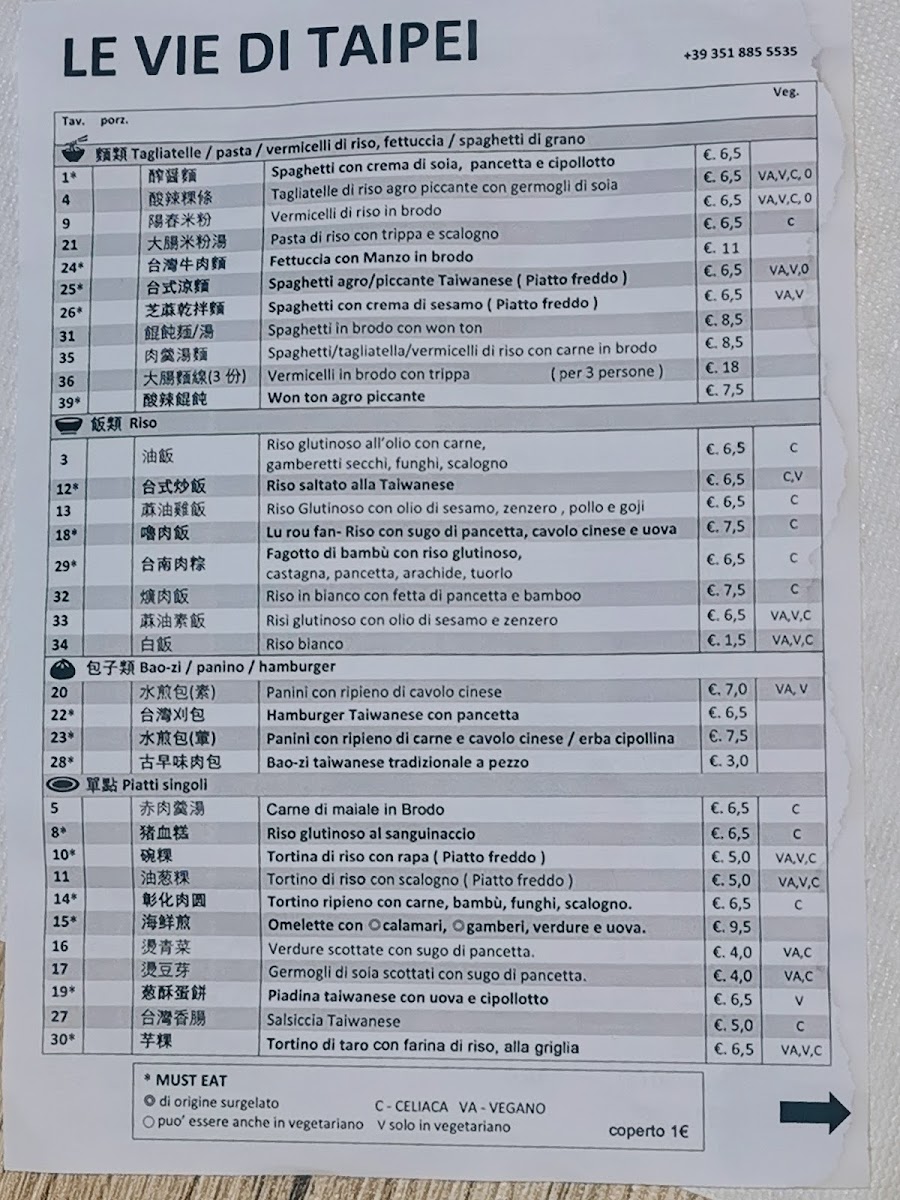 Menu 台北街頭 Le Vie Di Taipei-8
