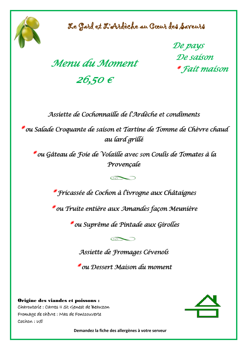 Menu Le Vieux Clocher-2