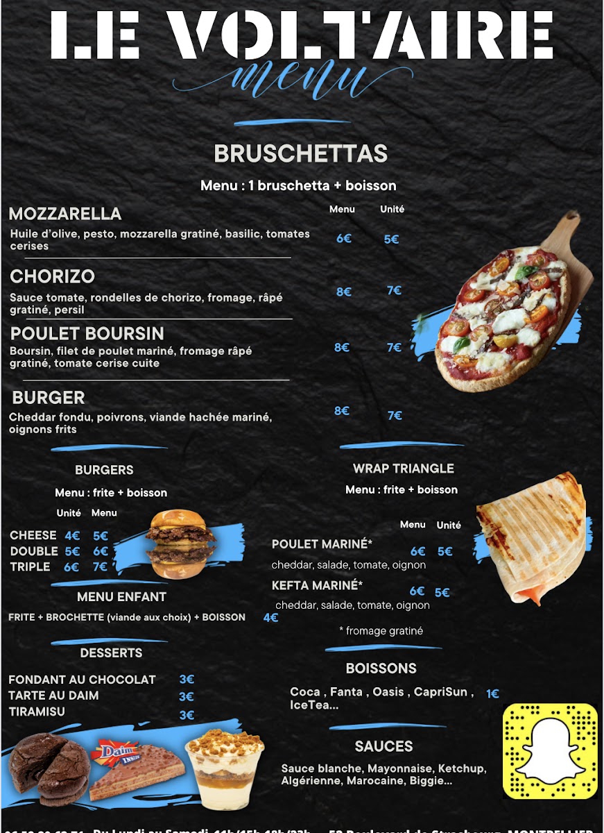 Menu Le Voltaire-1