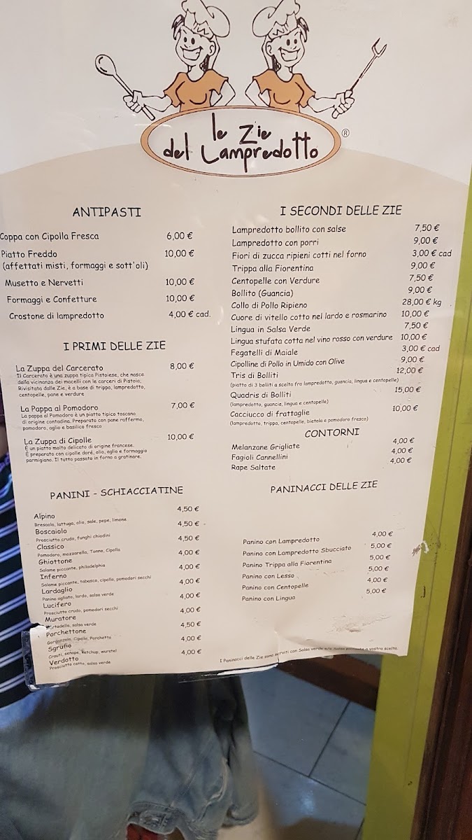 Menu Le Zie Del Lampredotto-9