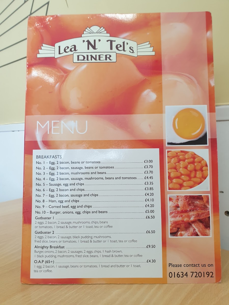 Menu Lea 'n' Tel's Diner-5