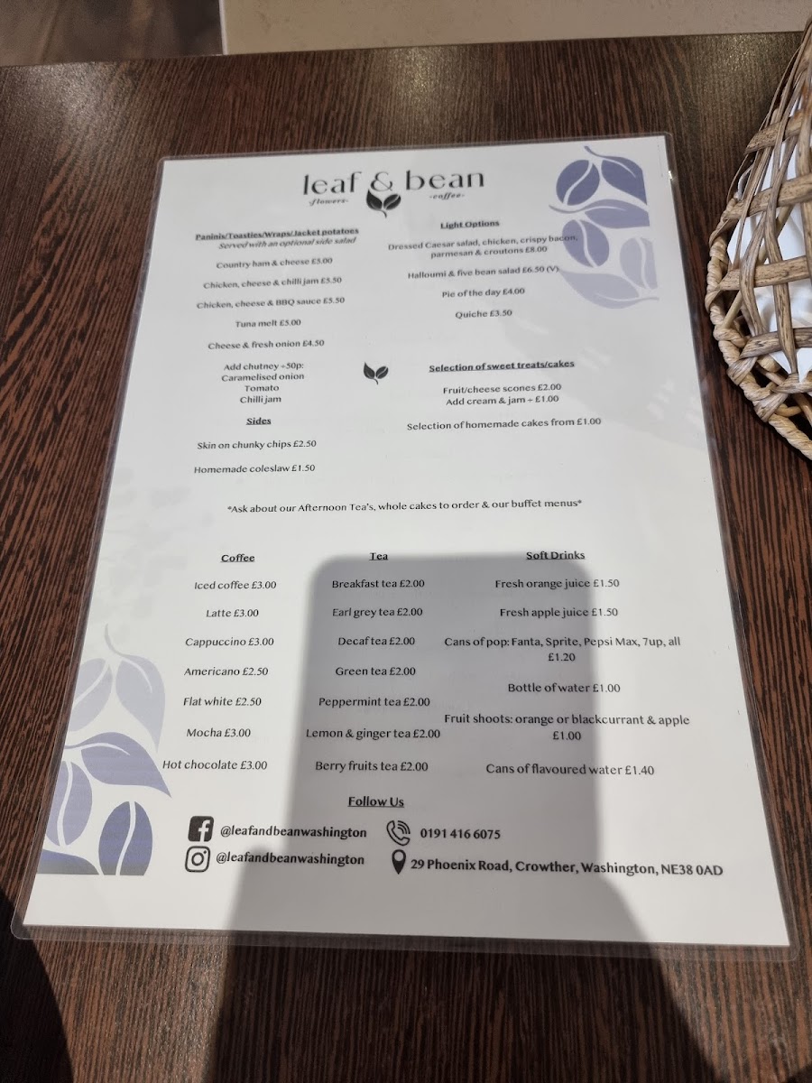 Menu Leaf & Bean-4