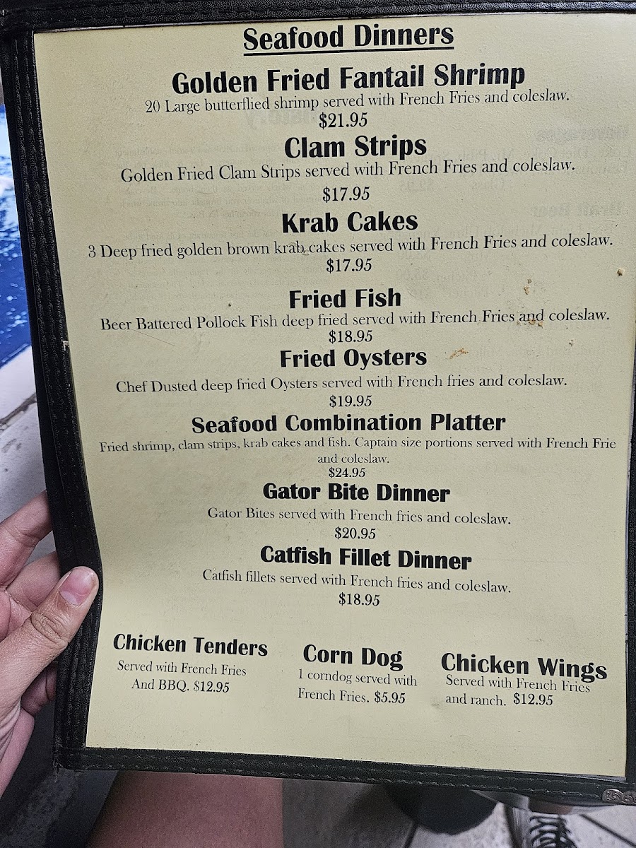 Menu Lee & Rick's Oyster Bar-2