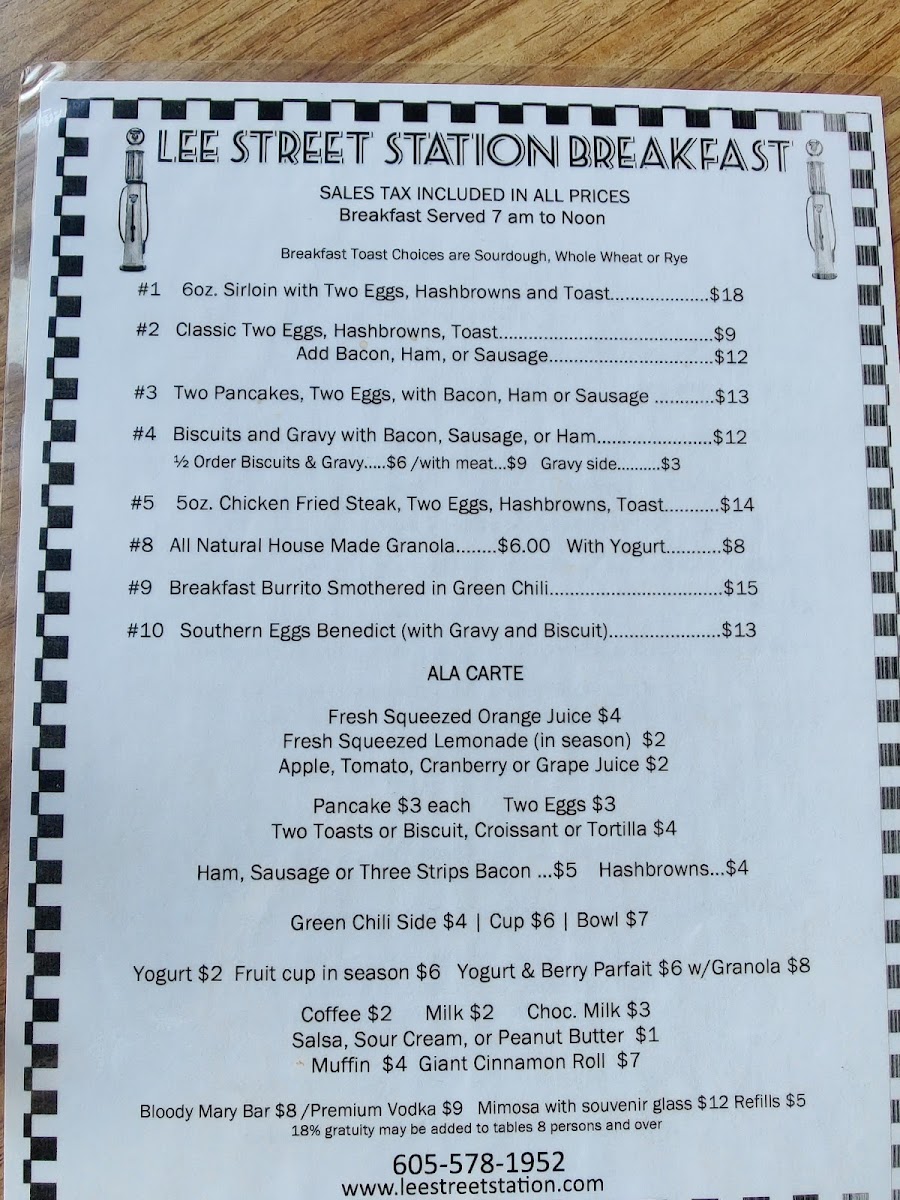 Menu Lee Street Station Cafe-5