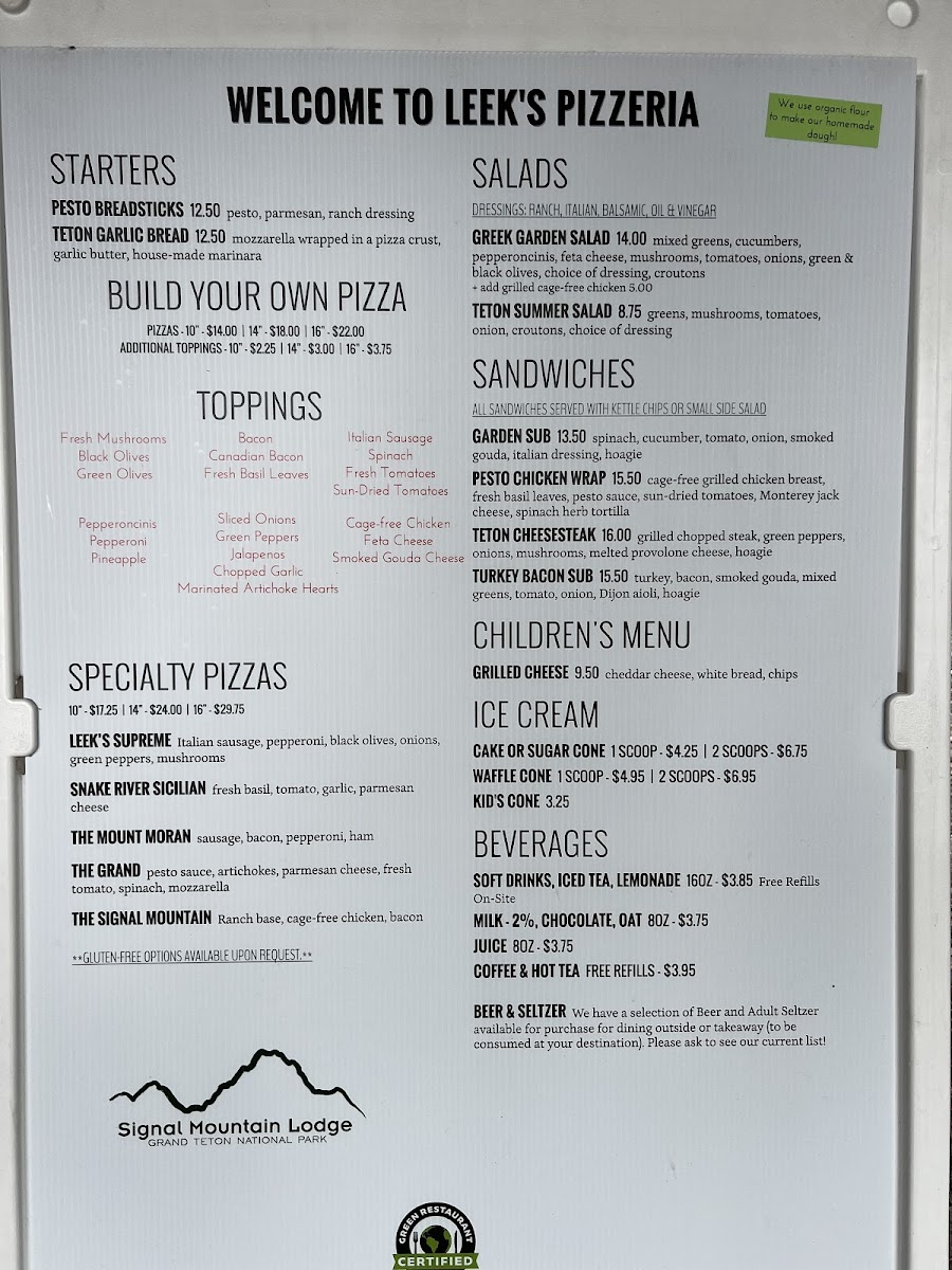 Menu Leek's Pizzeria-10