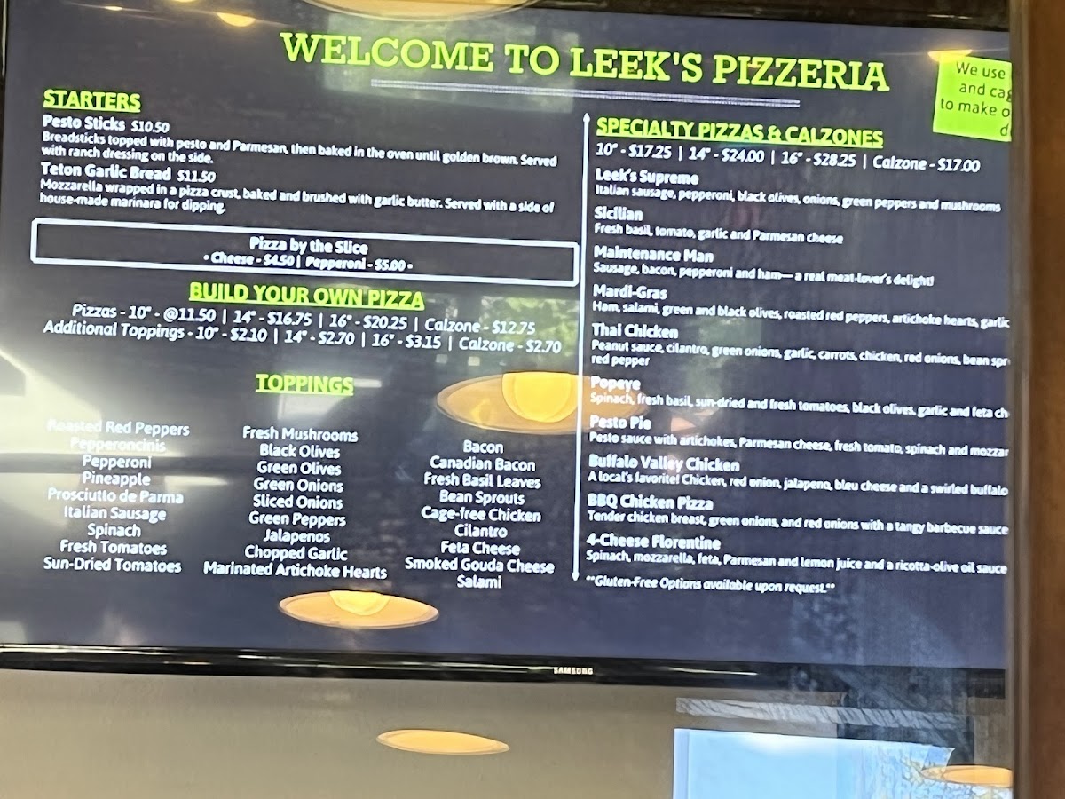 Menu Leek's Pizzeria-6