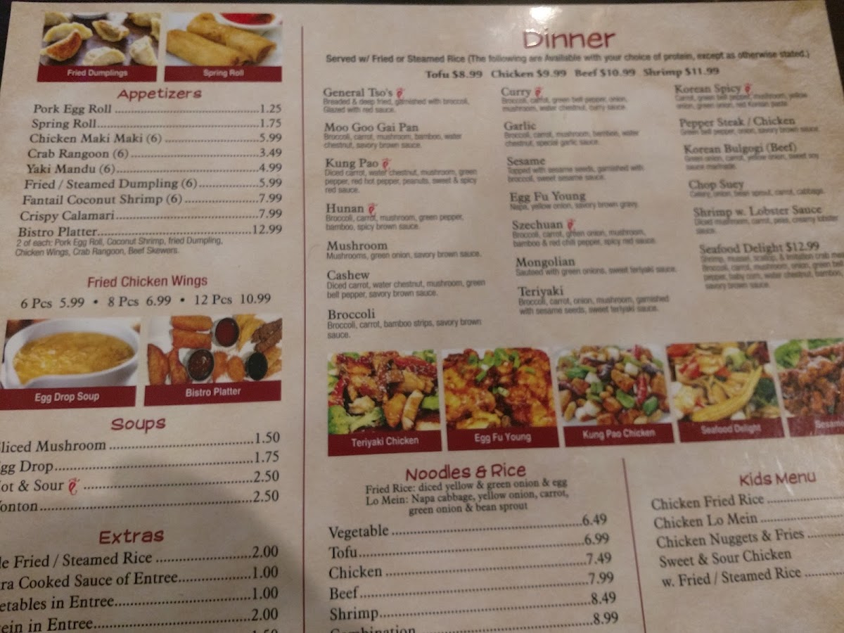 Menu Lee's China Bistro-7