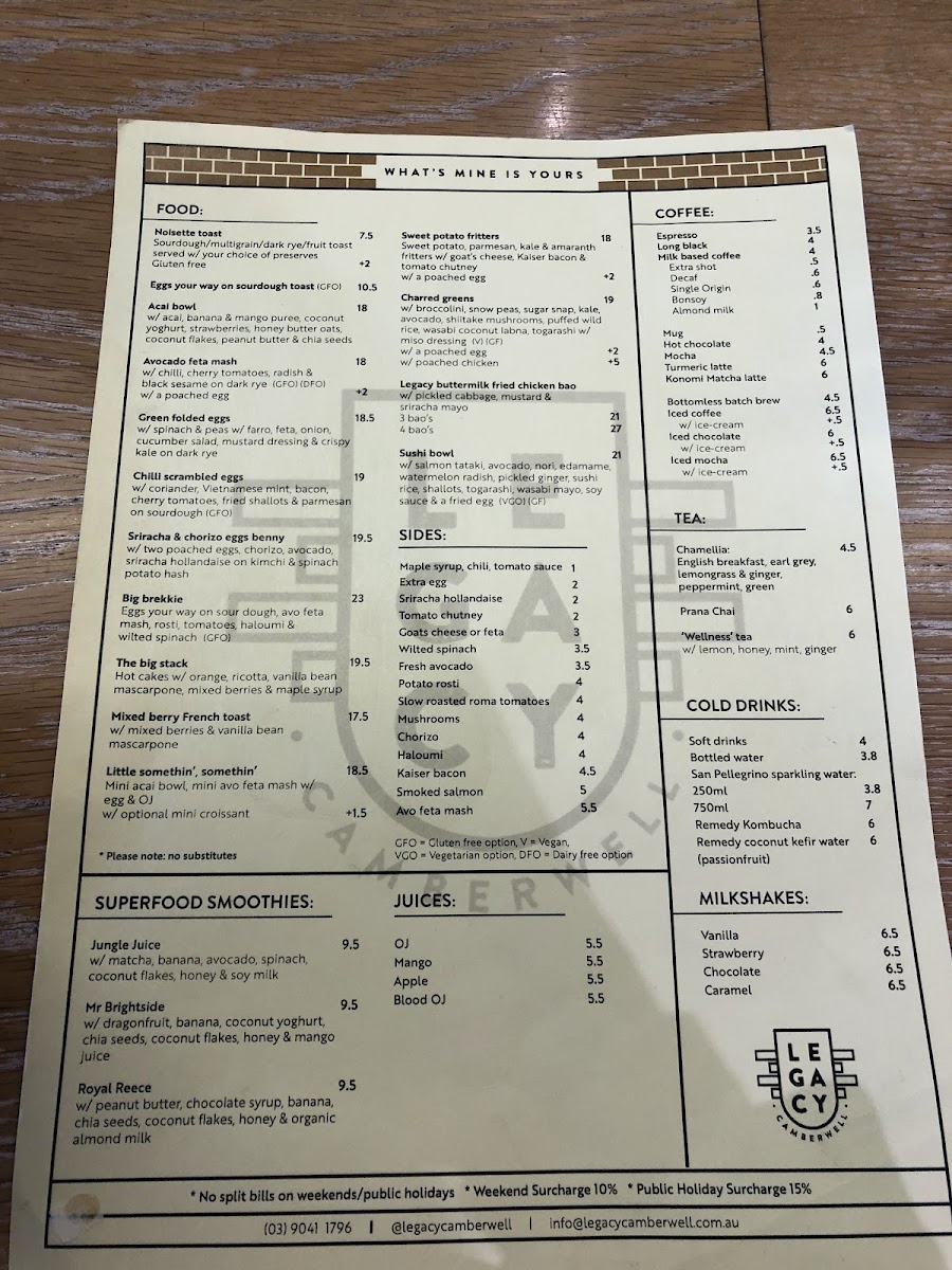 Menu Legacy Camberwell-8