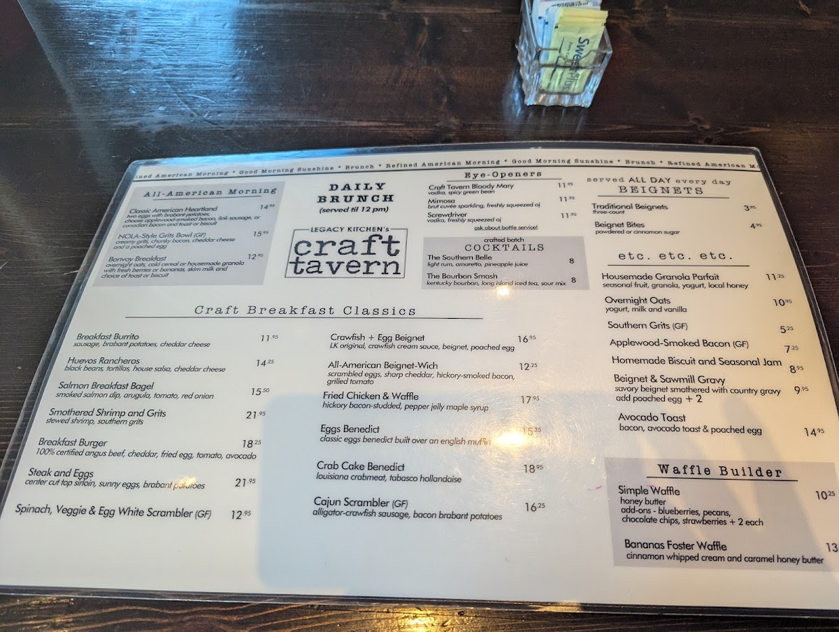 Menu Legacy Kitchen Craft Tavern-4
