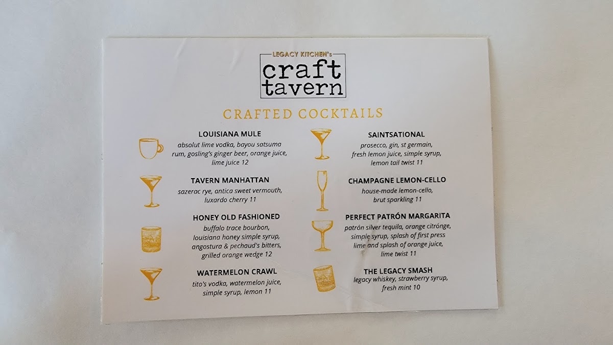 Menu Legacy Kitchen Craft Tavern-9