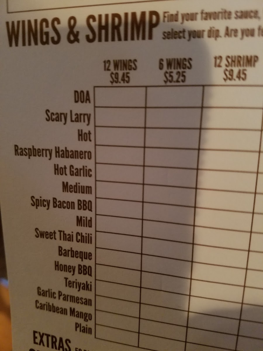 Menu Legend Larry's-4