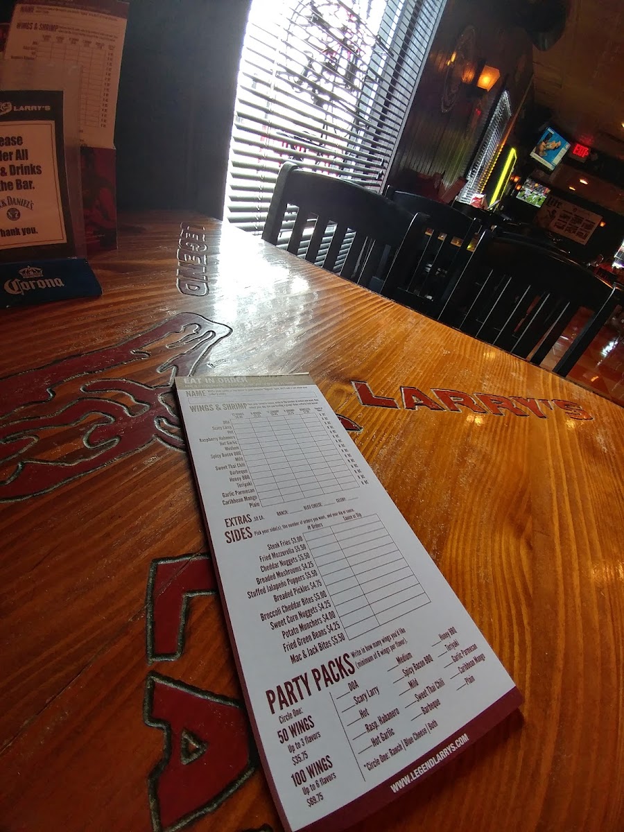 Menu Legend Larry's-6