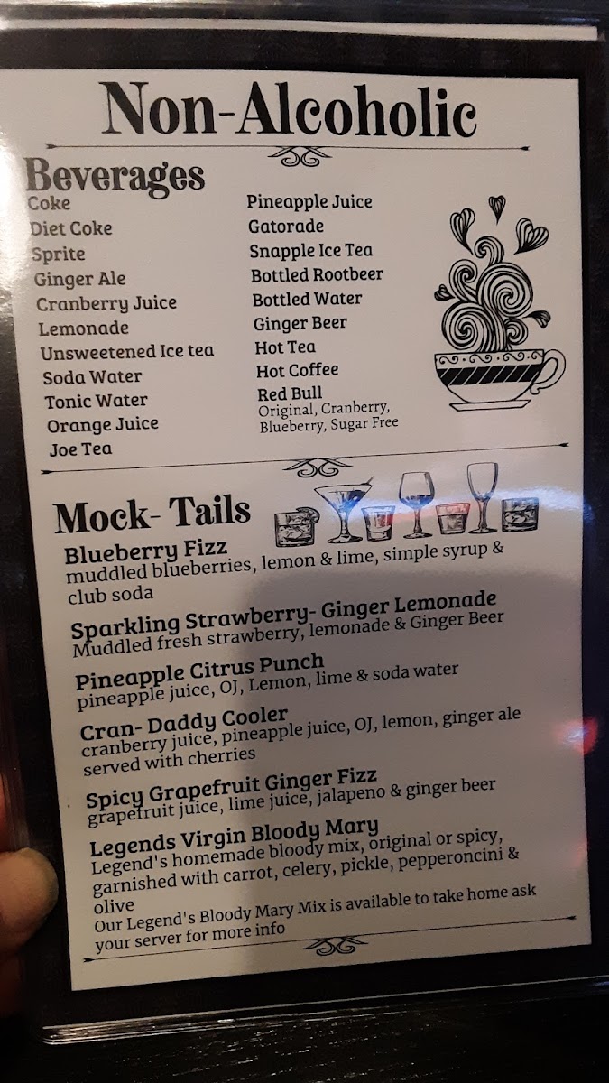 Menu Legends Bar & Grille-2