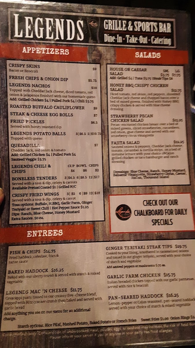 Menu Legends Bar & Grille-3