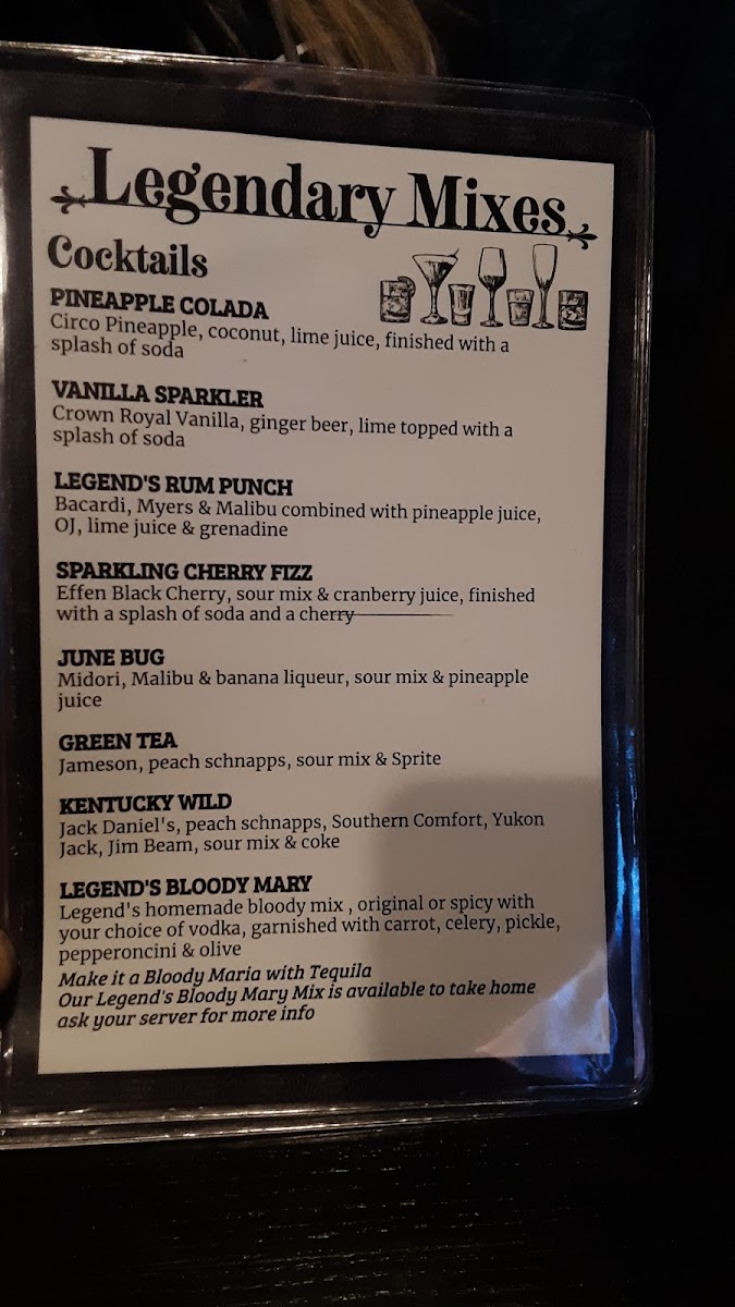 Menu Legends Bar & Grille-4