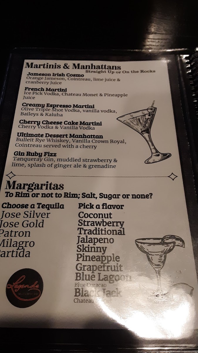 Menu Legends Bar & Grille-5