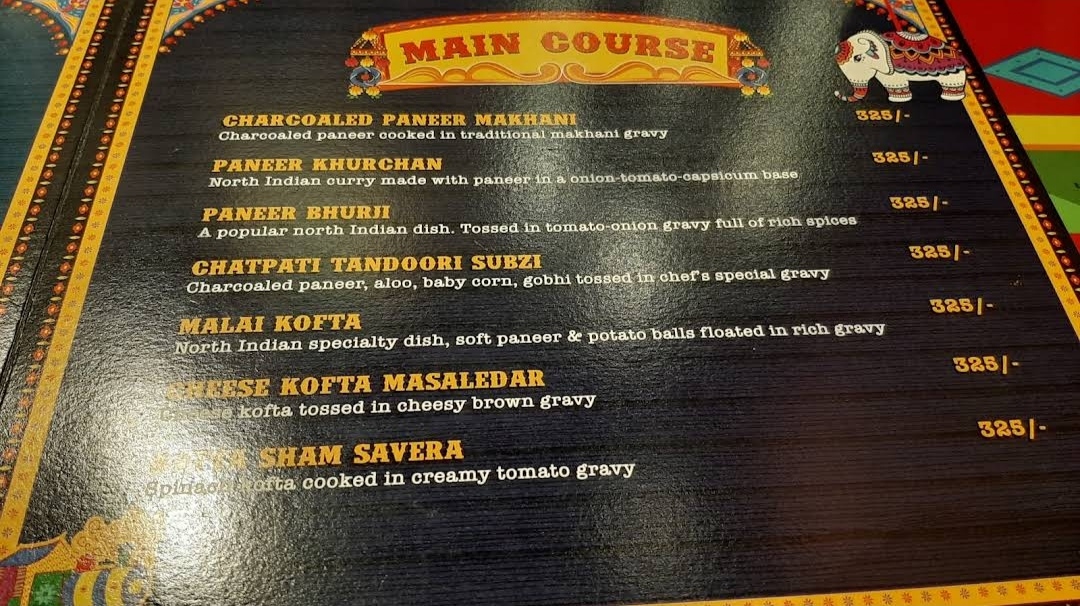 Menu Legends Of Punjab By Pepperazzi-1