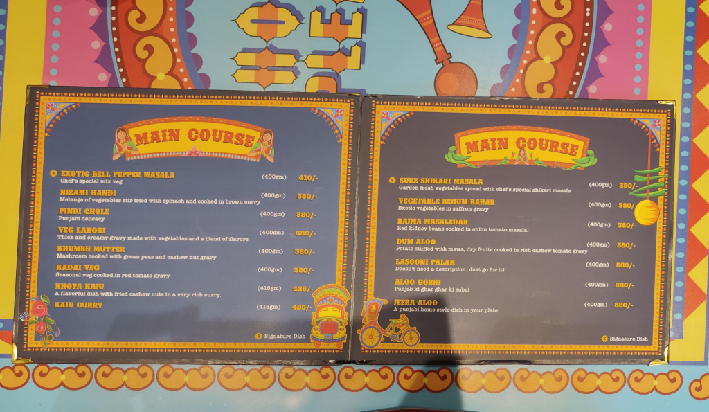 Menu Legends Of Punjab By Pepperazzi-4