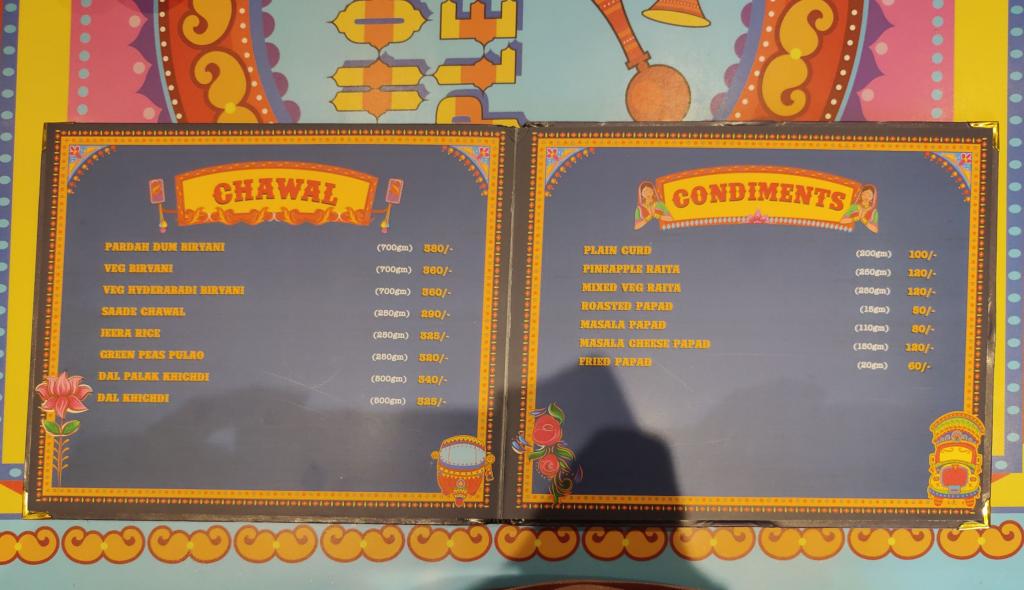 Menu Legends Of Punjab By Pepperazzi-5