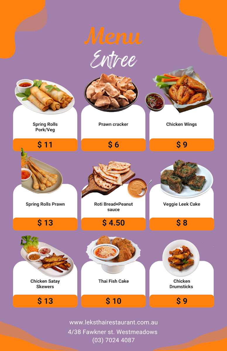 Menu Leks Thai Restaurant-1