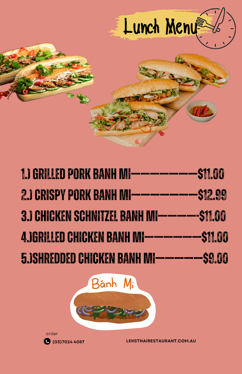 Menu Leks Thai Restaurant-10