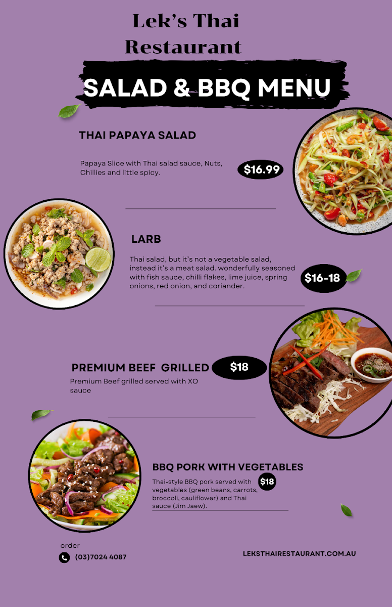 Menu Leks Thai Restaurant-5