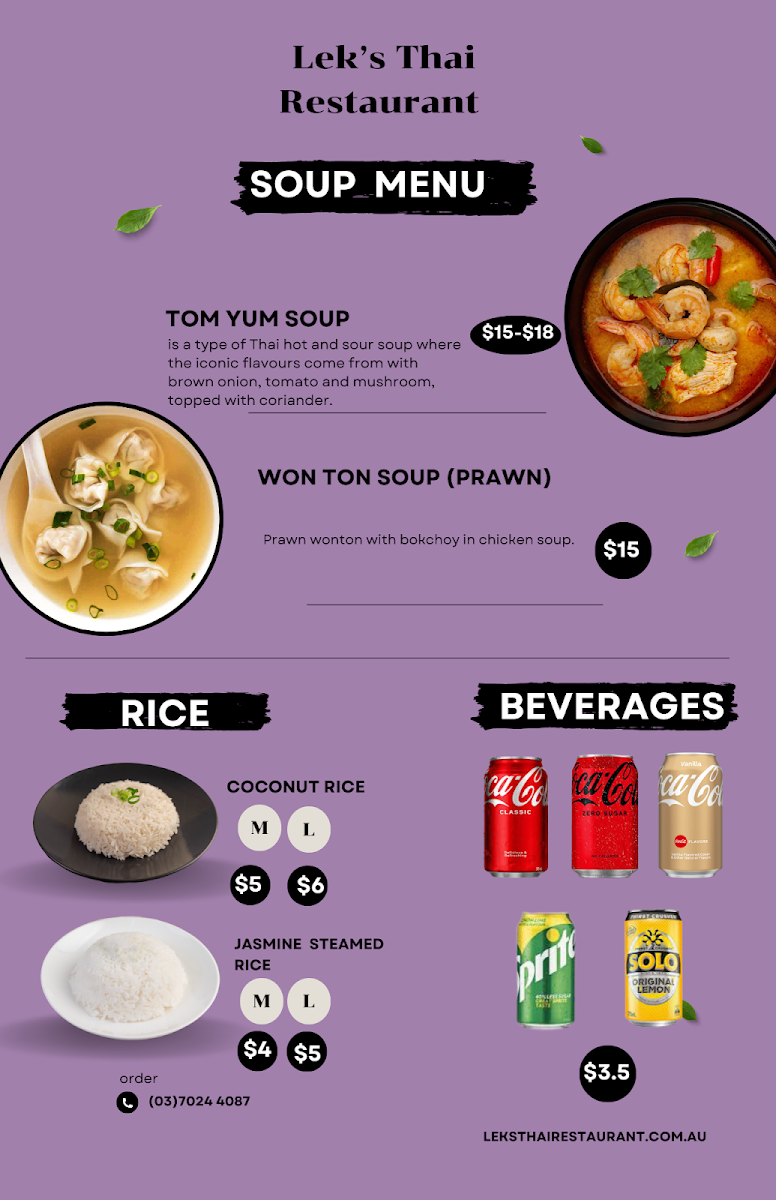 Menu Leks Thai Restaurant-6