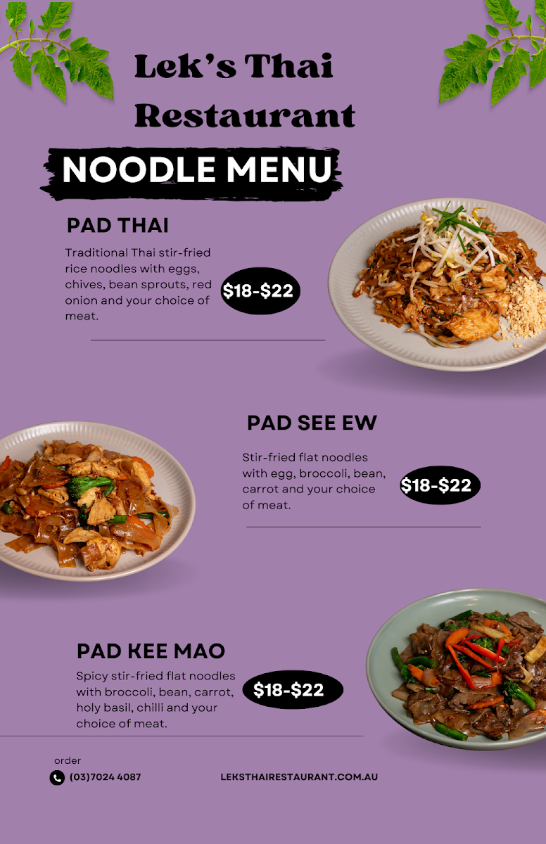 Menu Leks Thai Restaurant-8