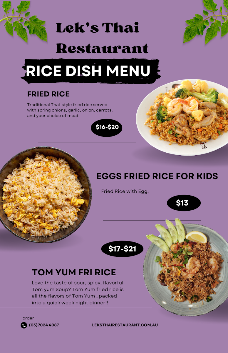 Menu Leks Thai Restaurant-9
