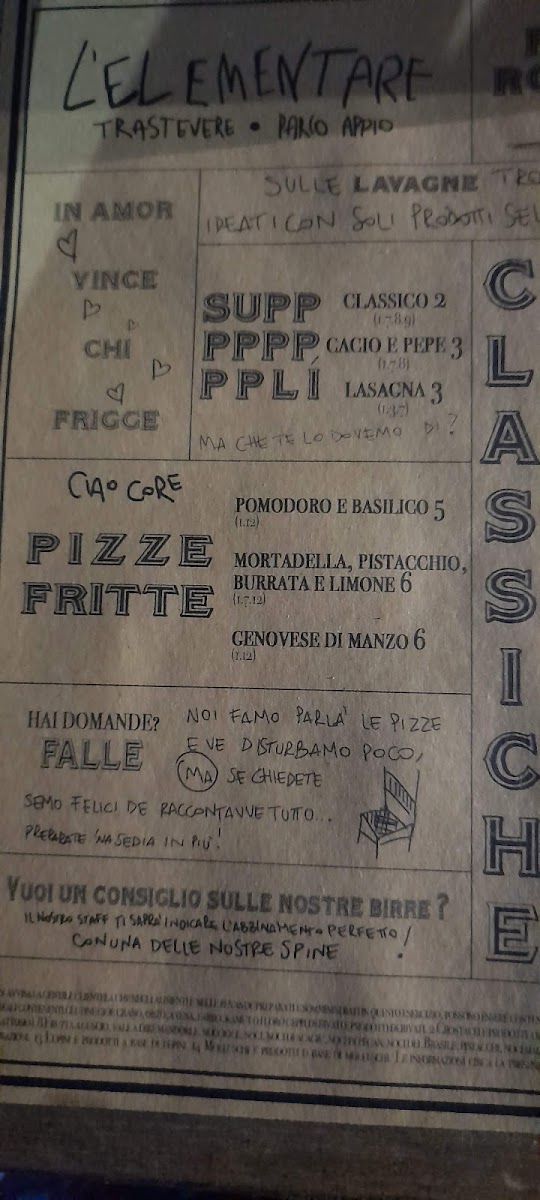 Menu L'elementare - Parco Appio-4