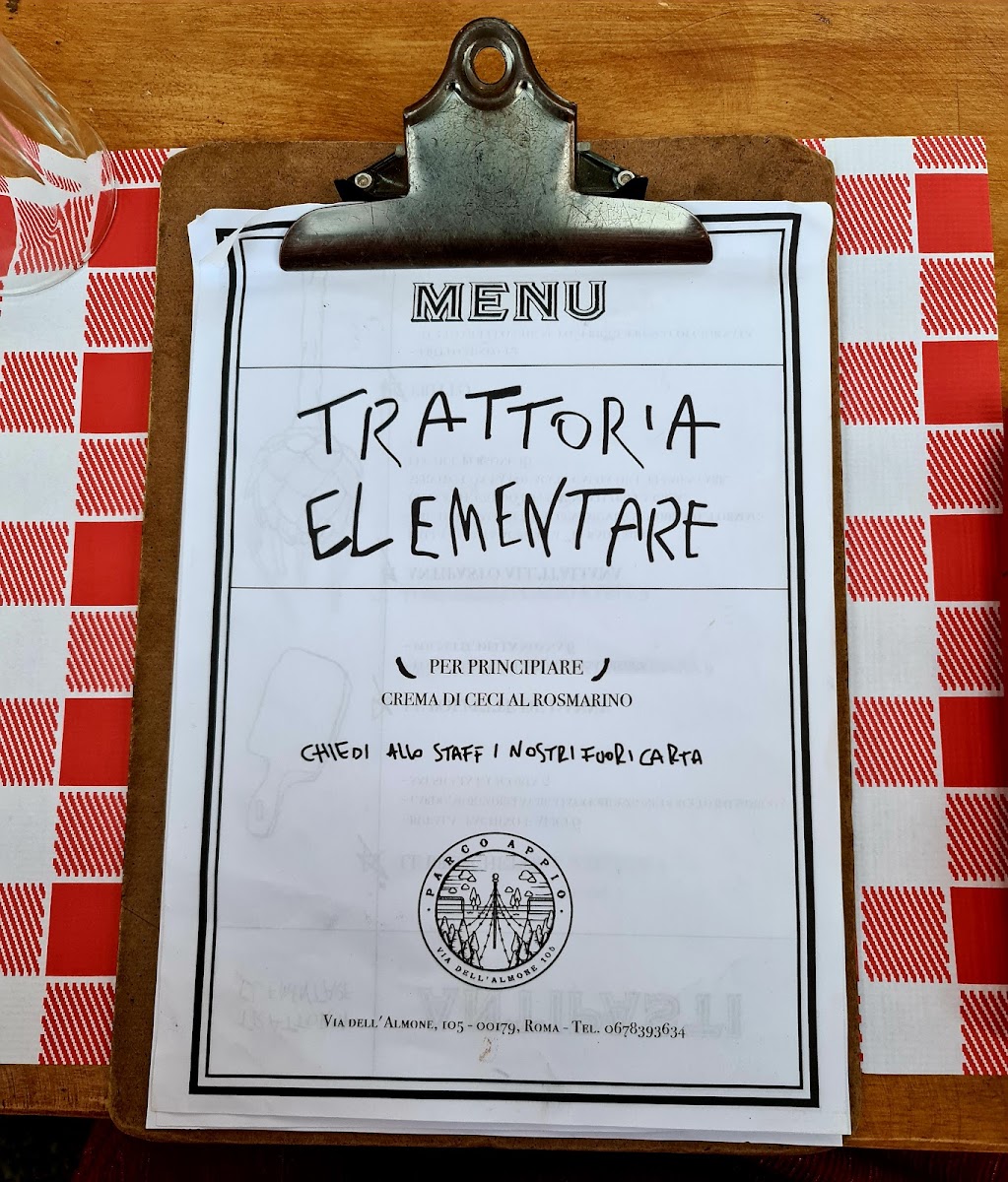 Menu L'elementare - Parco Appio-6