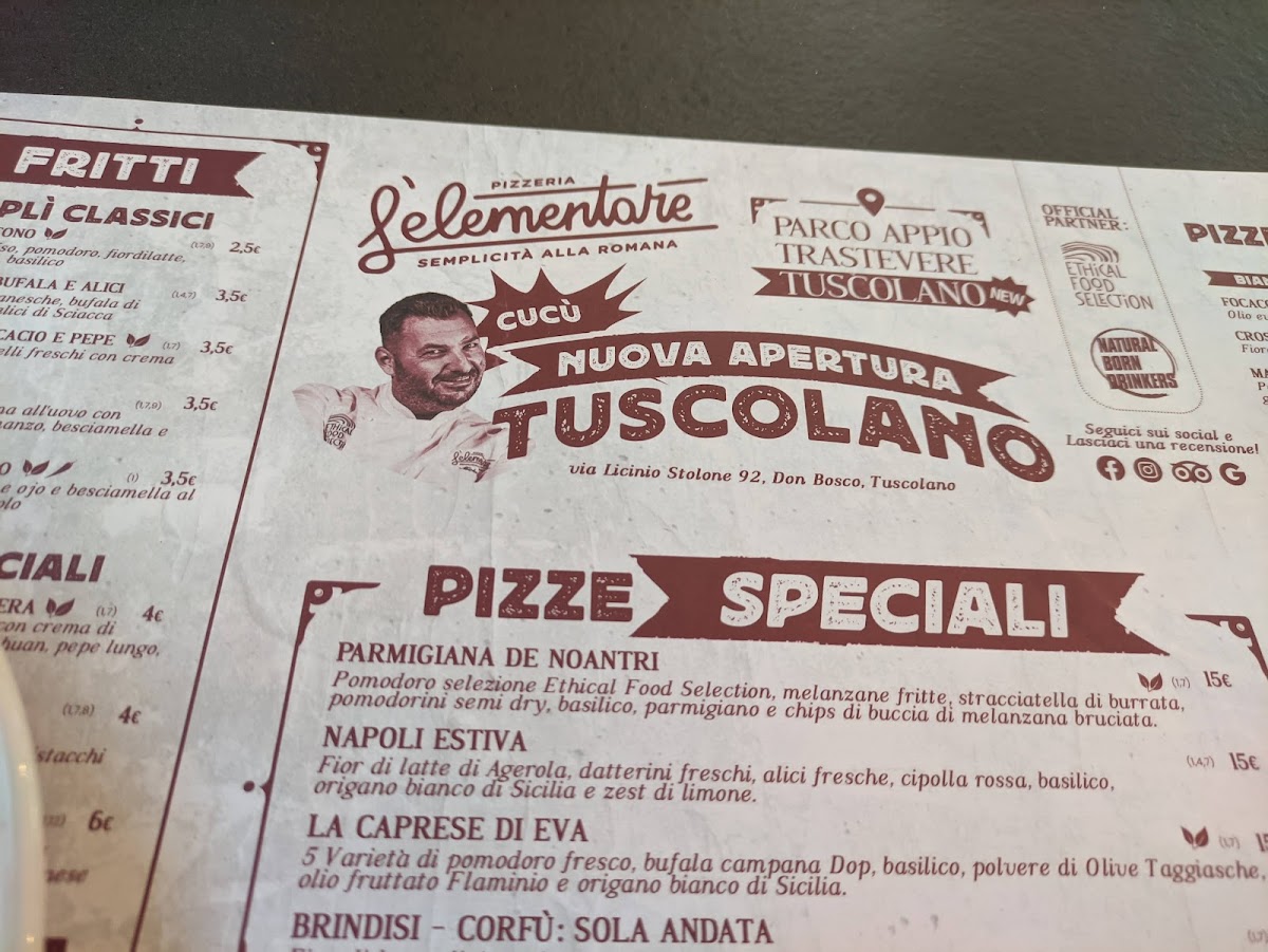 Menu L'elementare - Parco Appio-8