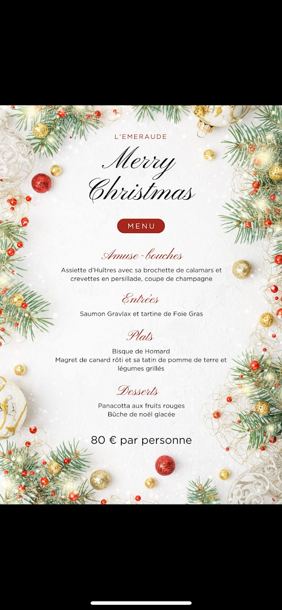 Menu L'émeraude-1