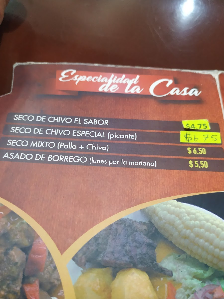 Menu Lentejitas El Sabor-3