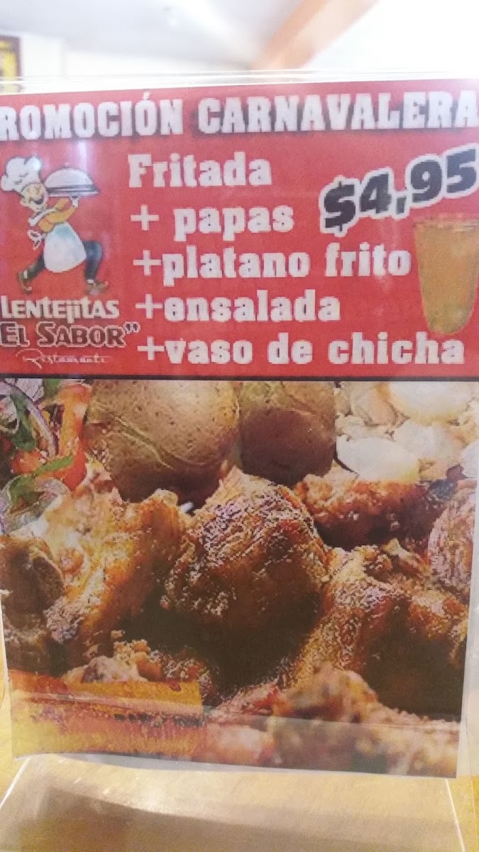Menu Lentejitas El Sabor-8