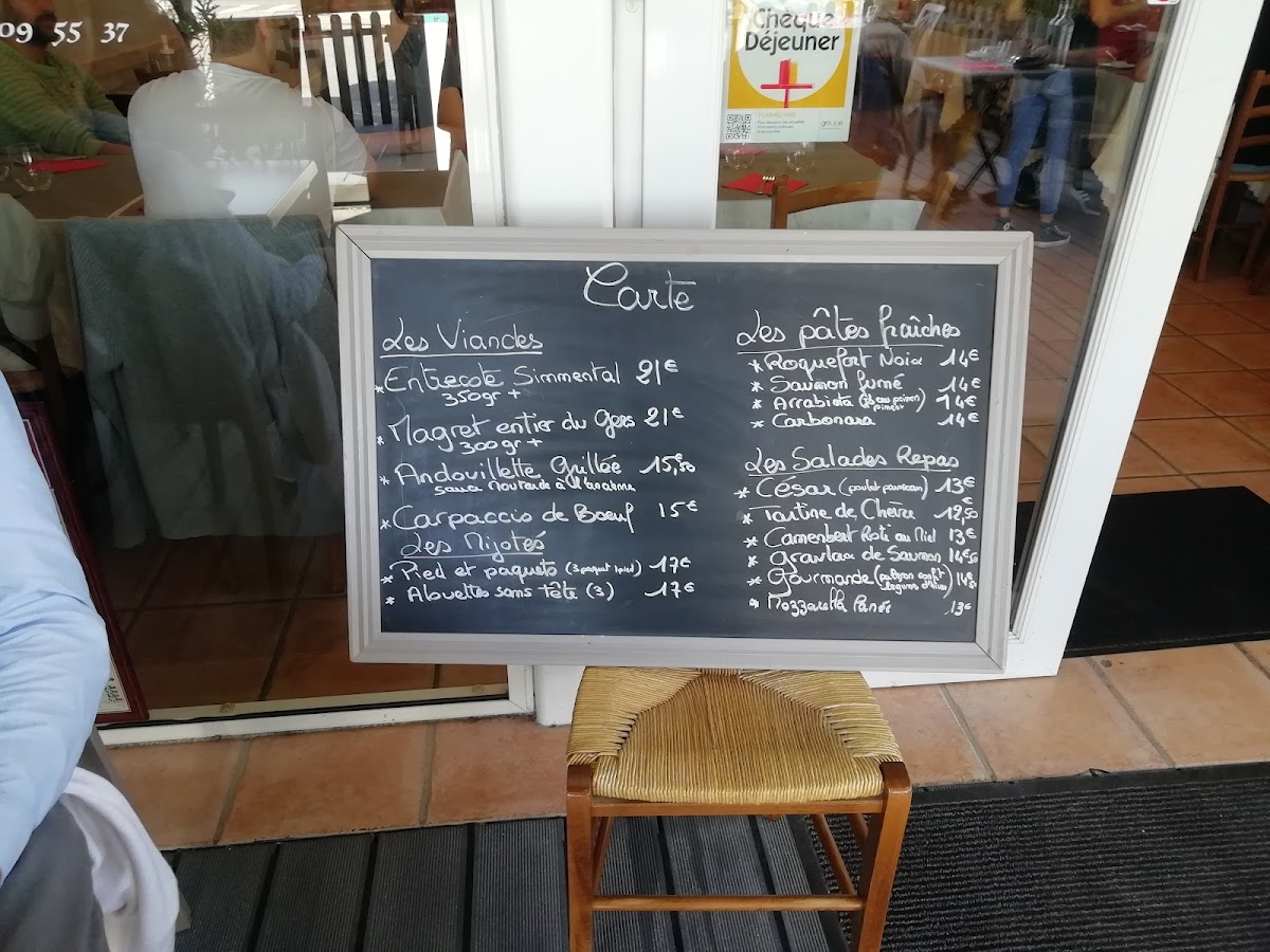 Menu L'entre Potes 84-1