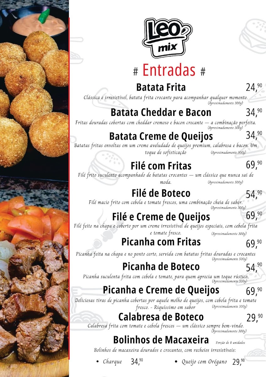 Menu Léo Mix-1
