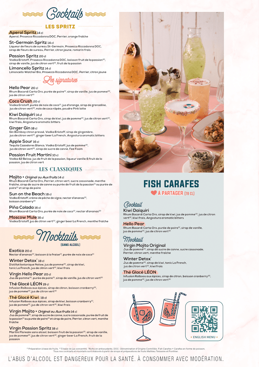 Menu Léon Fish Brasserie - Dreux-3