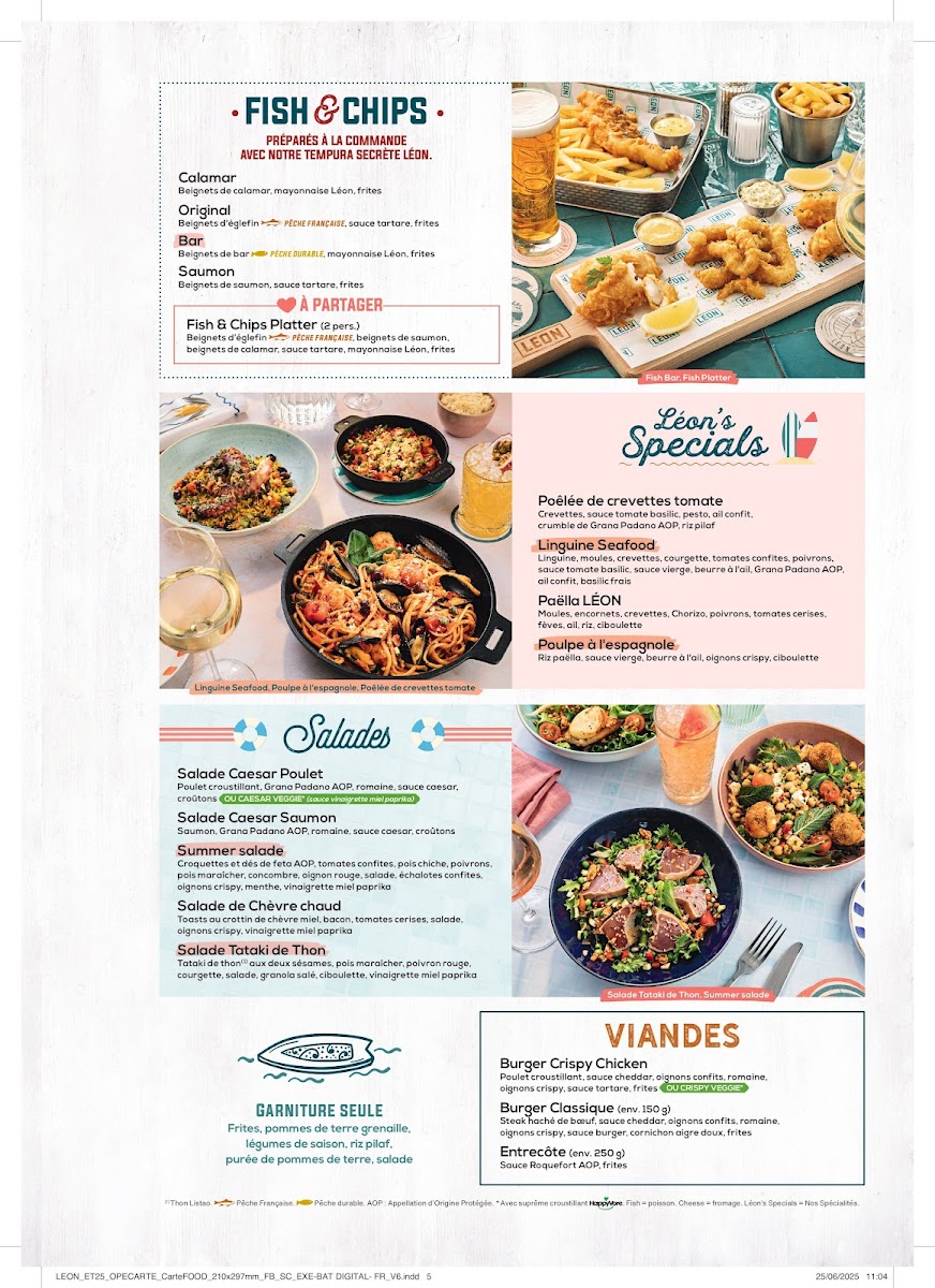 Menu Léon Seafood & Cocktails - Mantes-Buchelay-4
