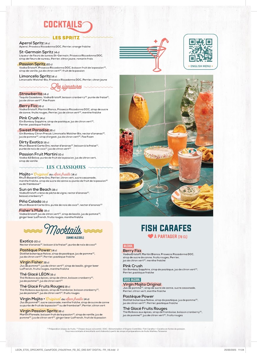 Menu Léon Seafood & Cocktails - Mantes-Buchelay-5