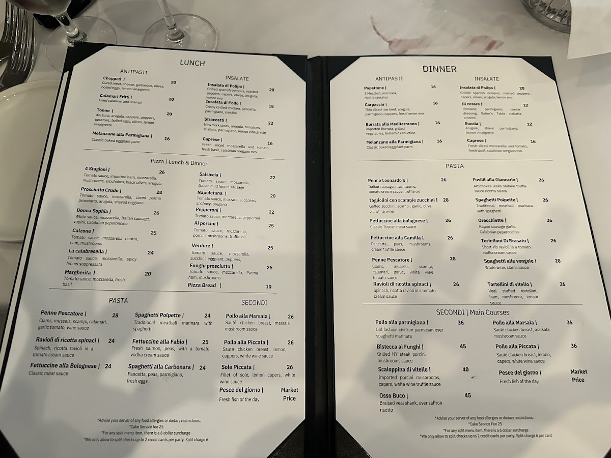 Menu Leonardo's Ristorante-Pizzeria-3
