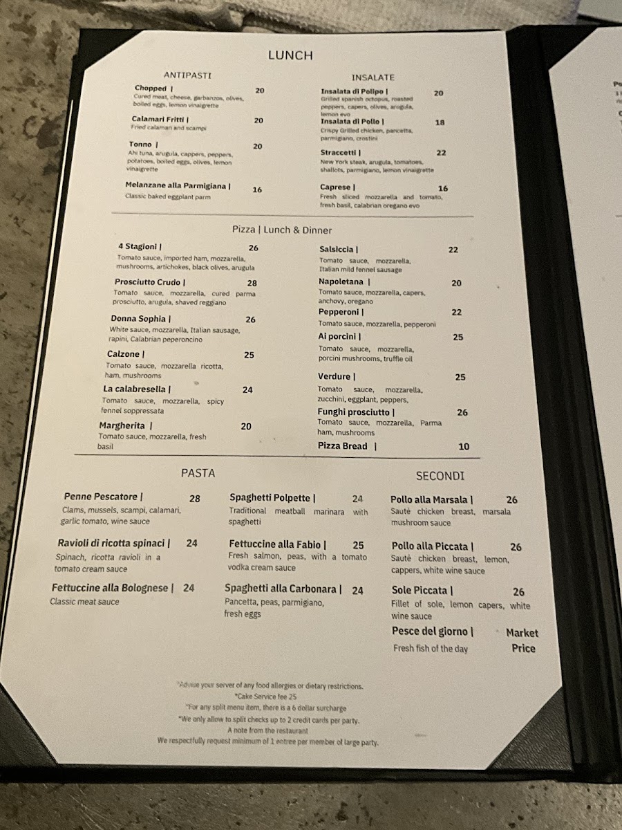 Menu Leonardo's Ristorante-Pizzeria-4