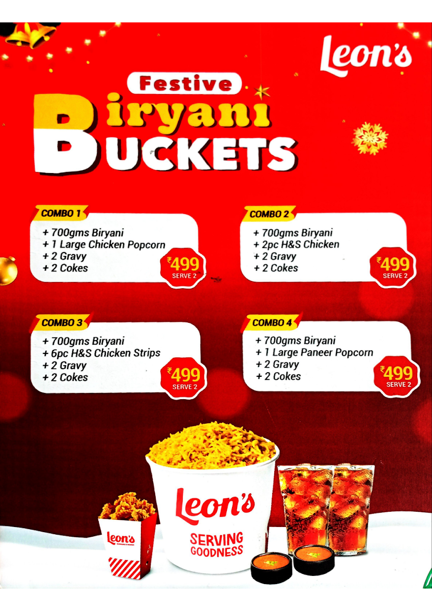 Menu Leon's Burgers & Wings New Bel Road-10