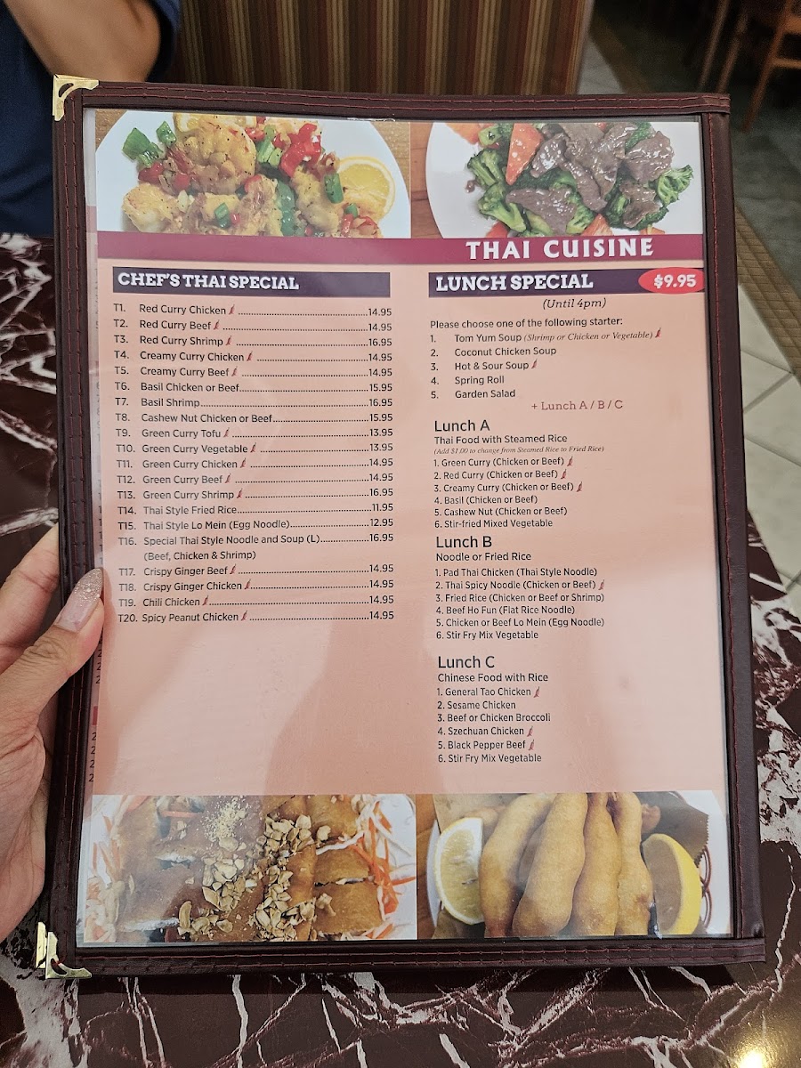 Menu Leon's Garden (Chinese And Thai Restaurant)-7
