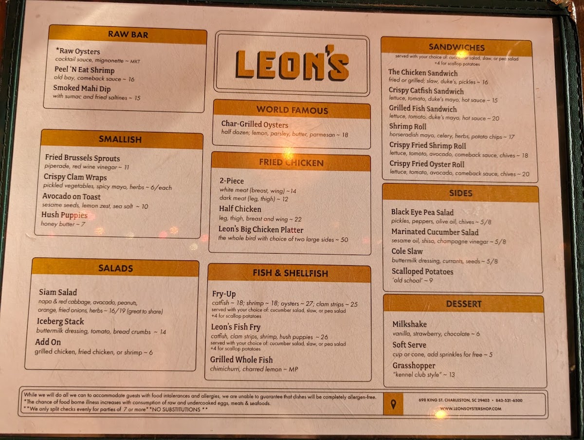 Menu Leon's-5