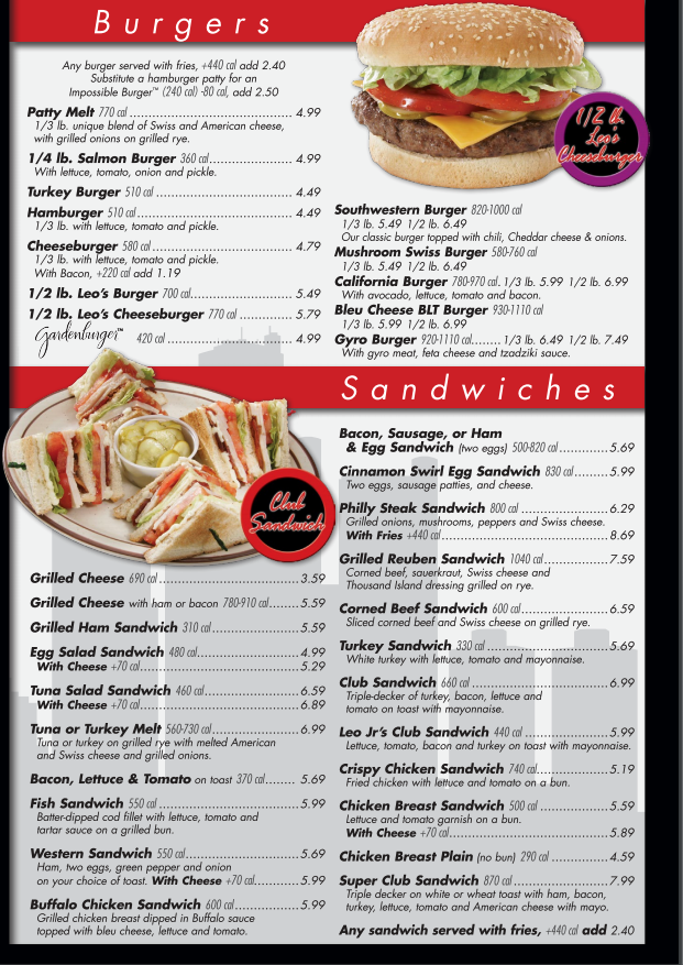 Menu Leo's Coney Island-10