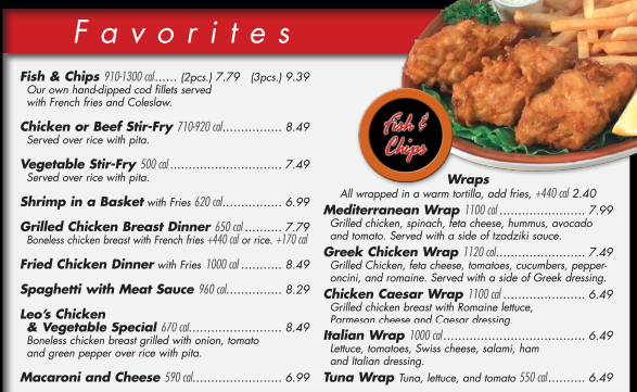 Menu Leo's Coney Island-3