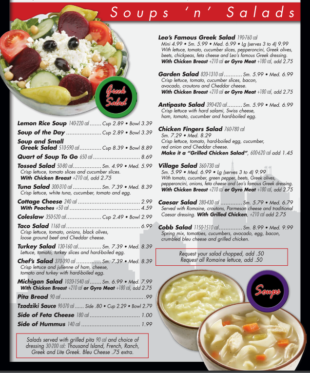 Menu Leo's Coney Island-6