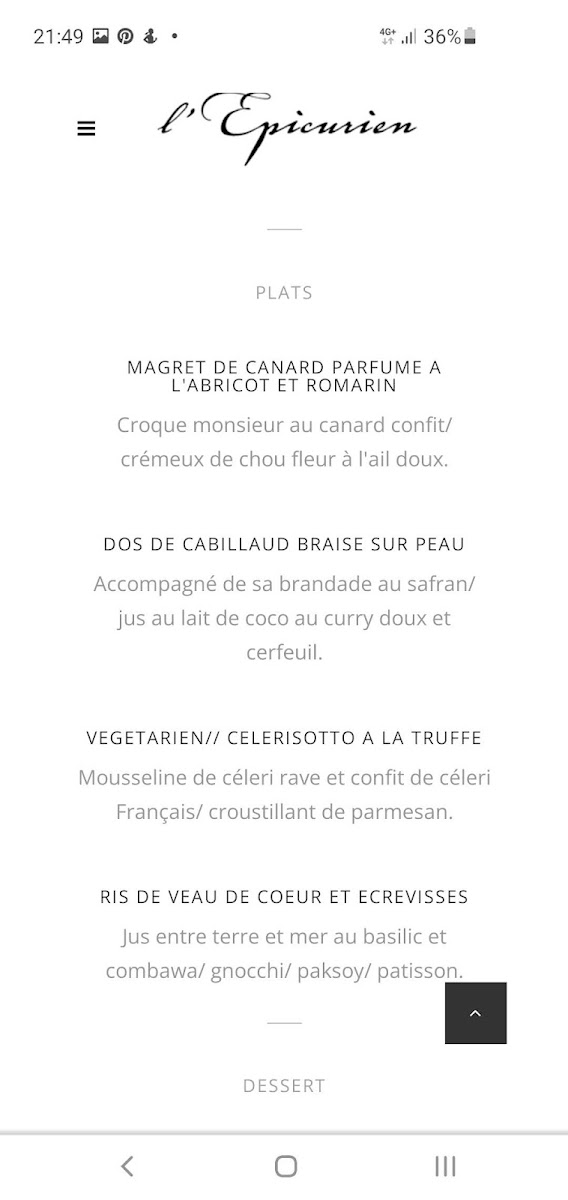 Menu L'epicurien-2