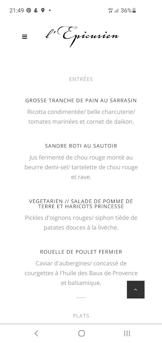 Menu L'epicurien-3